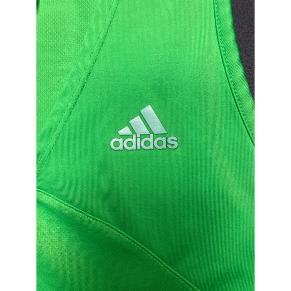 Adidas Women’s Size Medium Athletic Tank Top — Bright Kelly Green Color - Picture 3 of 6